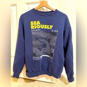 GCDS Sweatshirt, Blue, Men, M